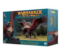 Figurine Games Workshop Warhammer ToW - Empire de L'Homme : General sur Griffon Imperial Rouge TU