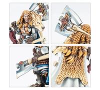 Figurine Games Workshop Warhammer ToW - Royaumes des Hauts Elfes : Kohril Lionmane Bleu TU