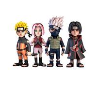Figurine - GAMESTOP LTD - Minix 12 cm Naruto Shippuden Pack 4 - PVC - Licence officielle - Boîte d'exposition