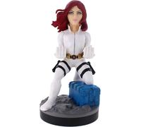 Figurine Gaming Black Widow Tenue Blanche - Accessoire Support Pour Manette Ou Smartphone Câble Usb Inclus - 20 Cm[VIT694710]