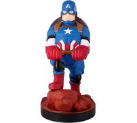 Figurine Gaming Captain America - Accessoire Support Pour Manette Ou Smartphone Câble Usb Inclus - 20 Cm[VIT694711]