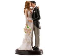 Figurine gâteau de mariage - Dekora - Maria et Juan - 18 cm - Blanc - Adulte - Mixte