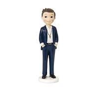 Mopec Figurine gâteau enfant communion mains dans les poches