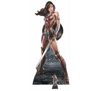 Figurine Géante En Carton Wonder Woman H 184 Cm Movie Graphic Artwork - Enfants