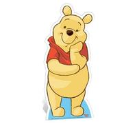 Figurine géante - Winnie l'Ourson - Décoration en carton - Taille réelle - Mixte - Jaune