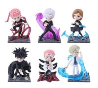 Figurine Gojo Satoru, Yuji Itadori, Ryomen Sukuna Et Fushiguro Megumi, 5 Figurines D'anime Version Q, 10 cm, PVC, Modèle De Décoration, Cadeau