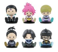 Figurine GON Freecss, Killua, KURAPICA, LEORIO PALADINIGHT, CHISSA, 6 Figurines Assises, Version Q, 8 Cm, en PVC, Fait Main, Décoration, Cadeaux