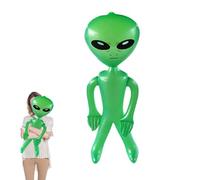 Figurine gonflable géante - Ballon vert de 88,9 cm avec de science-fiction pour Halloween, fêtes d'anniversaire ou photomaton | Accessoire de fête gonflable pour et adultes | Idée