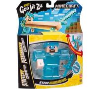 Figurine extensible - GOO JIT ZU - Minecraft Creeper - 11 cm - Texture élastique - Extensible 3x