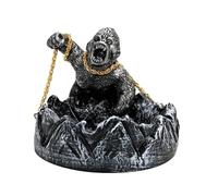 Figurine Gorilla - Cadeaux étranges : cool et merveilleux - Idéal pour la décoration de la maison et du bureau - Porte-clés, sucrier et cendrier polyvalent