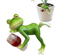 Figurine grenouille décorative grenouille - Pot de fleurs - Décoration de jardin - Convient pour la maison, le jardin, la clôture, le balcon, la terrasse, la pelouse, la cour