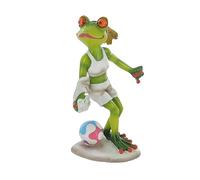Figurine grenouille footballeuse et lionne