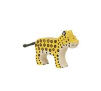 Holztiger Figurine en bois Léopard 13,5 cm Jaune