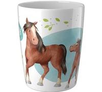 HABA - Gobelet en Mélamine - Vaisselle Enfants - Thème Chevaux 305697