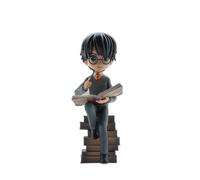 Plastoy – Figurine Harry Potter Chibi, Harry avec pile de grimoires, Plastique 24 cm