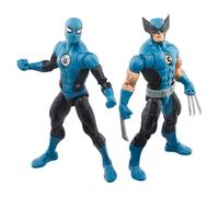 Figurine Hasbro Marvel Fantastic Four Wolverine Spiderman (x2) Bleu 15 cm