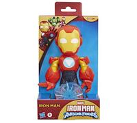 Marvel Comics Figurine Iron Man – Grande articulée 22,8 cm, Bouclier répulseur, Dès 3 ans