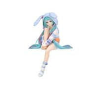 Figurine Hatsune Miku Rabbit Ear Hood Pajama Blue Color Ver. 14 cm