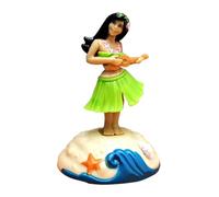 Figurine hawaïenne pour fille - Décoration de voiture hawaïenne - Décoration de table avec design décoratif pour bureau, chambre à coucher, table basse, rue