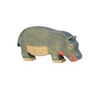 Holztiger Figurine 80161 Hippopotame mangeant