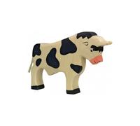 Figurine Holtztiger Taureau - Noir et Blanc