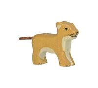 Figurine - HOLZTIGER - 80141 - Lion - Petit - Bois peint à la main - Fabrication européenne