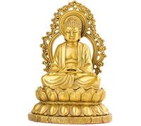 Figurine Home Bouddha Decoration Sakyamuni Bouddha Statue Buddhist Supplies Assis Bouddha Bouddha Ornements Art Decoration Small 9 5 10 5 15cm