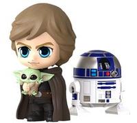 Figurine Hot Toys COSB866 - Star Wars : The Mandalorian - Luke Skywalker & R2D2 & The Child G