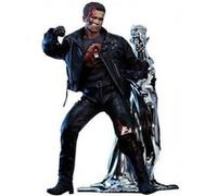 Figurine Hot Toys DX13 - Terminator 2 : Judgment Day - T800 Battle Damaged Version Deluxe Version Multicolore