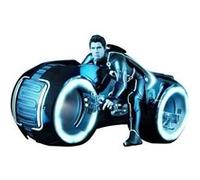 Figurine Hot Toys MMS142 - Tron : Legacy - Sam Flynn With Light Cycle Multicolore G