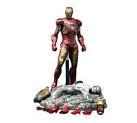 Figurine Hot Toys Mms196 - Marvel Comics - The Avengers - Iron Man Battle Damaged Version Mark 7