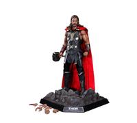 Figurine Hot Toys Mms225 - Marvel Comics - Thor : The Dark World - Thor Light Asgardian Armor Version