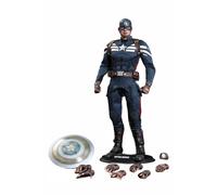 Figurine Hot Toys Mms242 - Marvel Comics - Captain America : The Winter Soldier - Captain America Stealth S.T.R.I.K.E. Suit Version
