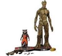 Figurine Hot Toys MMS254 - Marvel Comics - Guardians Of The Galaxy - Rocket And Groot Multicolore G
