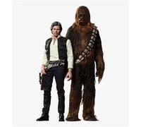 Figurine Hot Toys MMS263 - Star Wars 4 : A New Hope - Han Solo & Chewbacca Multicolore G