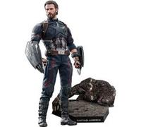 Figurine Hot Toys MMS481 - Marvel Comics - Avengers 3 : Infinity War - Captain America Movie Promo Edition Deluxe Version Multicolore G