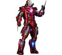 Hot Toys Figurine Movie Masterpiece 1/6 – Iron Man 3 Silver Centurion Mark XXXIII – version Suit-Up