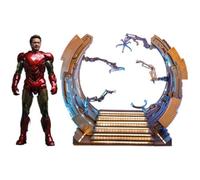 Figurine Hot Toys Mms688d53 - Marvel Comics - The Avengers - Iron Man Mark Vi & Suit-Up Gantry