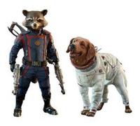 Figurine Hot Toys Mms708 - Marvel Comics - Guardians Of The Galaxy Vol.3 - Rocket & Cosmo