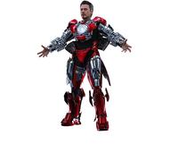 Figurine Hot Toys Mms718b - Marvel Comics - Iron Man - Tony Stark Mark 7 Suit Up Version & Bonus Accessory