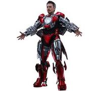 Figurine Hot Toys MMS718B - Marvel Comics - The Avengers - Tony Stark Mark VII Suit Up Deluxe Version G