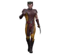 Figurine Hot Toys MMS831 - Marvel Comics - Deadpool & Wolverine - Wolverine Classic Brown & Tan