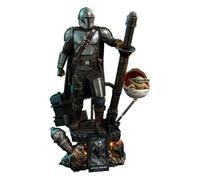 Figurine Hot Toys Qs017 - Star Wars : The Mandalorian - The Mandalorian & The Child Deluxe Version