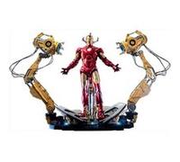 Hot Toys Figurine Marvel 1/4 Iron Man Mark IV avec portique de mise en armure