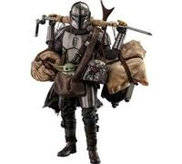 Figurine Hot Toys TMS052 - Star Wars : The Mandalorian - The Mandalorian & Grogu Deluxe Version Multicolore G