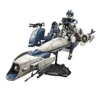 Figurine Hot Toys TMS077 - Star Wars : The Clone Wars - Heavy Weapons Clone Trooper & Barc Speeder With Sidecar Multicolore G