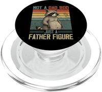 Figurine Humoristique « Not a Dad BOD Just a Father », Raton Laveur rétro PopSockets PopGrip pour MagSafe
