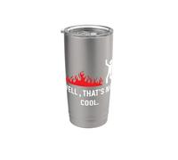 Figurine humoristique Stickman Stick « Well That's Not Cool » Gobelet isotherme en acier inoxydable double paroi