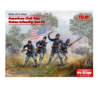 ICM 35023 - 1/35 Américain Civile Guerre Union Infantry. Jeu #2 (100% New Molds)