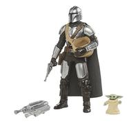 Star Wars Galactic Action The Mandalorian & Grogu, Figurines électroniques interactives de 30 cm, Jouets, dès 4 Ans